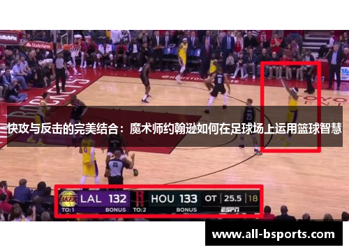 快攻与反击的完美结合：魔术师约翰逊如何在足球场上运用篮球智慧